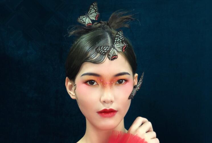 麗竹彩妝作品：森系小仙女造型