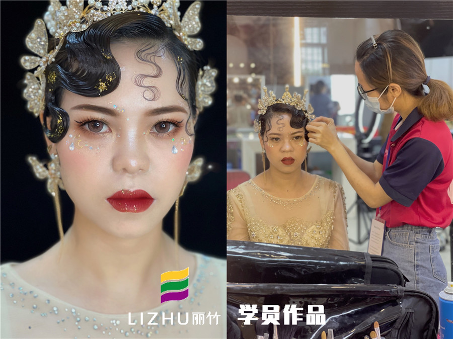 廣西化妝學(xué)校學(xué)員作品：輕奢復(fù)古造型