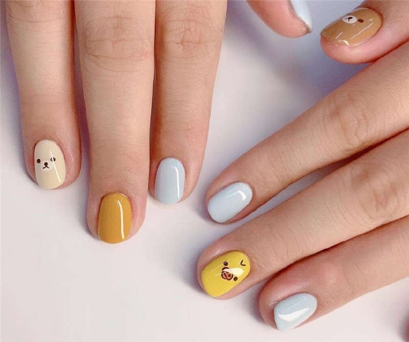 奶游系美甲，南寧美甲學(xué)校教你畫