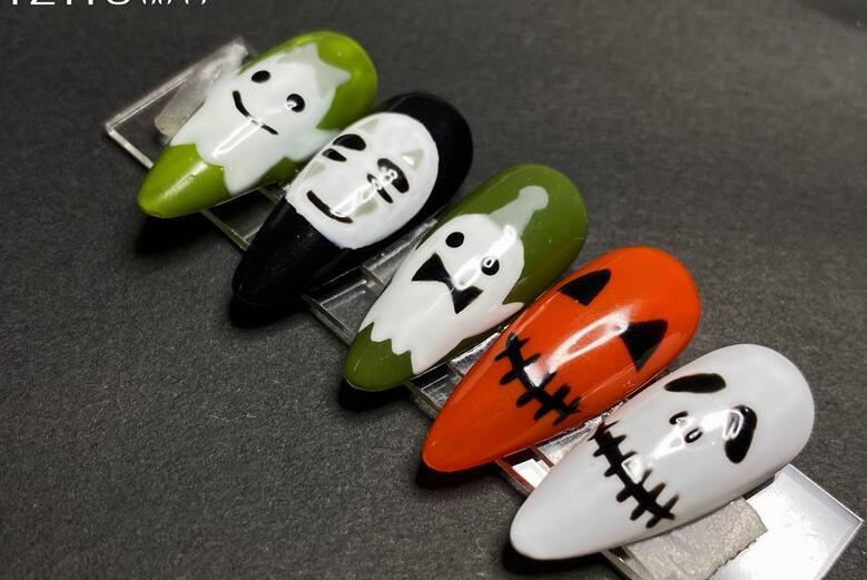 超可愛萬圣美甲，顯示南寧學(xué)美甲哪家實力強