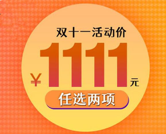 僅需1111元，兩門黃金課程任你選
