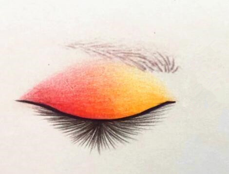 正確的眼影畫法，廣西教彩妝的機構(gòu)在演示手法