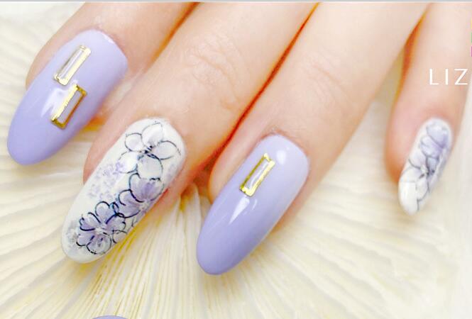 芋泥波波美甲，童趣清新又可愛(ài)