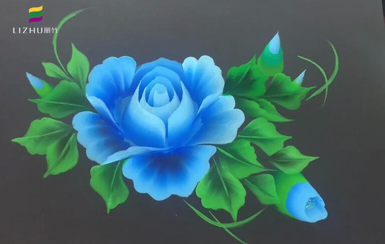 排筆彩繪美甲 ，南寧美甲學(xué)校學(xué)員作品