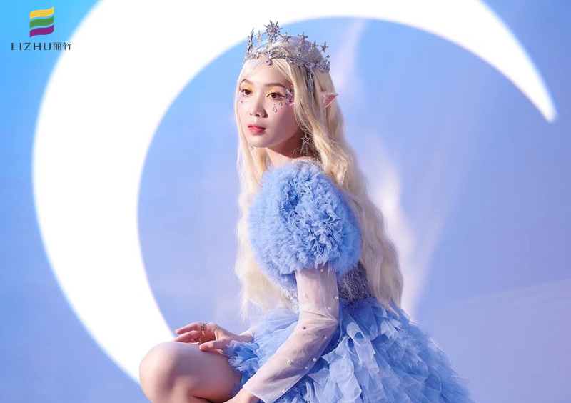 夢幻月光精靈造型，南寧彩妝培訓(xùn)網(wǎng)紅作品