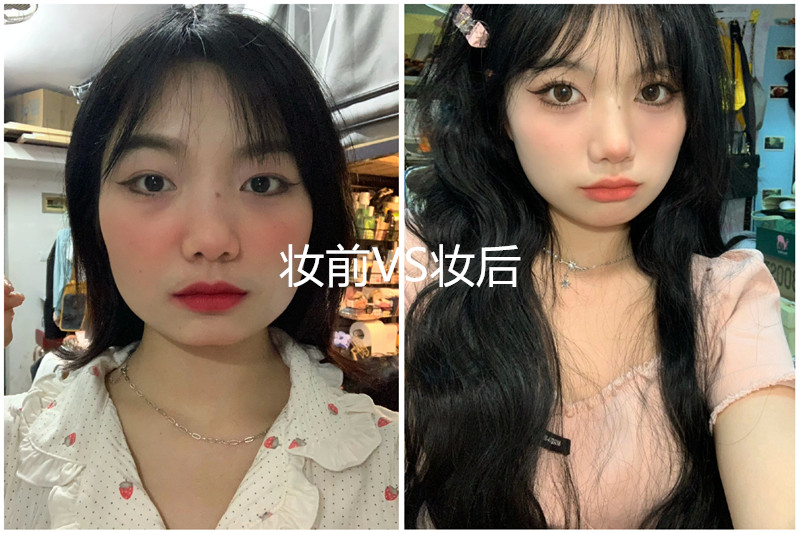 方形臉妝容教程，廣西美妝培訓(xùn)學(xué)校一對一指導(dǎo)