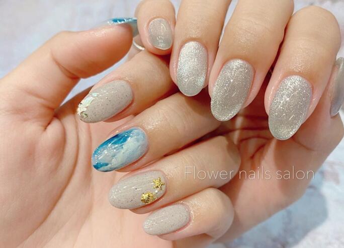 分享晶石貓眼美甲圖片，告訴你廣西學(xué)美甲哪家時(shí)尚