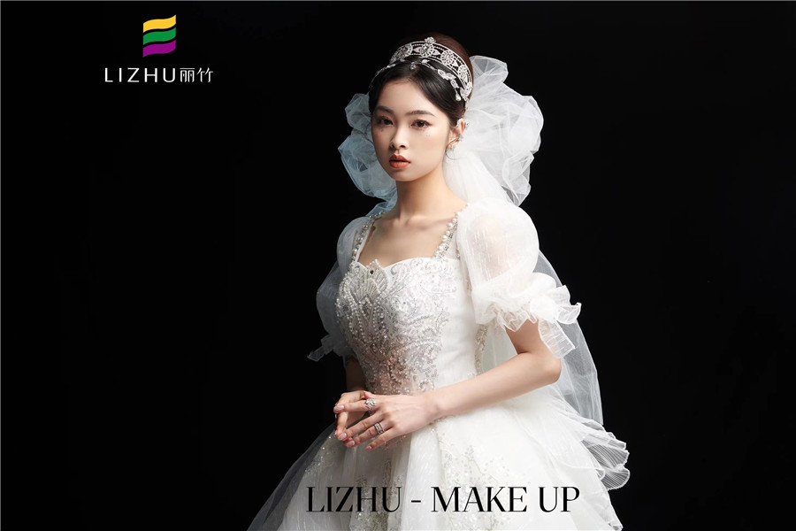 復(fù)古氣質(zhì)新娘，麗竹學(xué)校彩妝原創(chuàng)作品