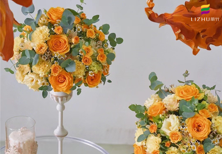 制作半球形桌花技巧，南寧插花學(xué)校浪漫分享