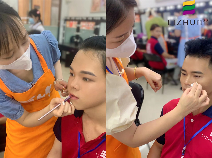 男士化妝技巧，南寧化妝學(xué)校分享課件