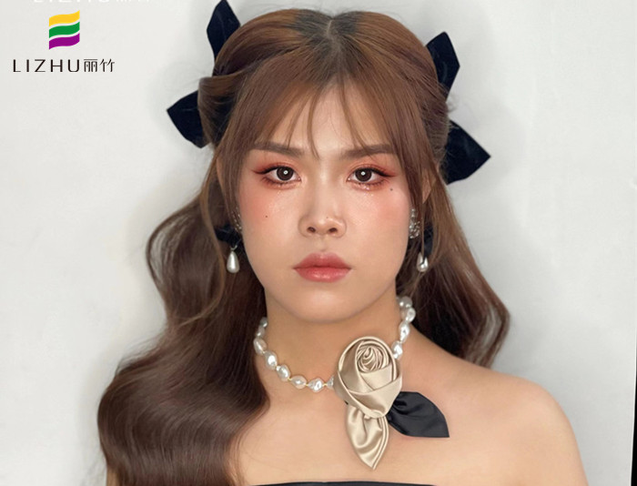 時(shí)尚禮服造型，廣西教化妝專業(yè)作品