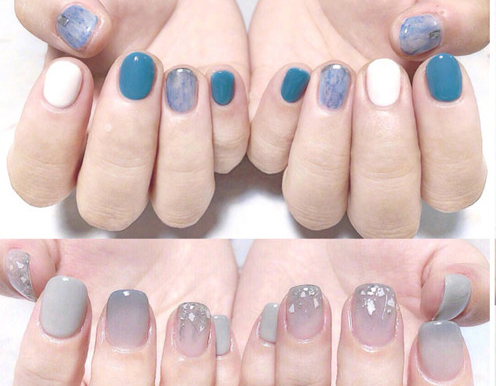 簡(jiǎn)約單色美甲，南寧美甲教學(xué)分享