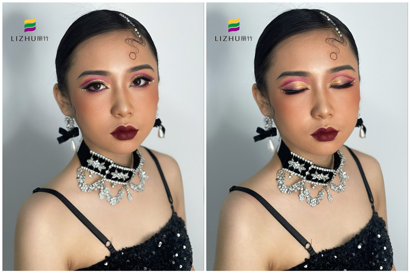 拉丁舞者眼妝的特點(diǎn)，廣西有名的化妝造型學(xué)校課堂實(shí)操