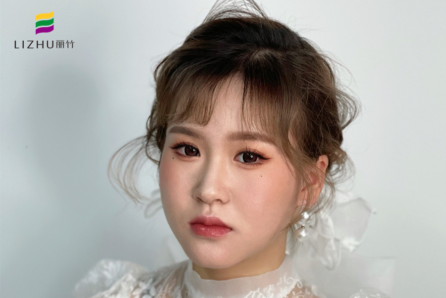 抽絲新娘造型，廣西美妝專業(yè)造型學(xué)校學(xué)員作品