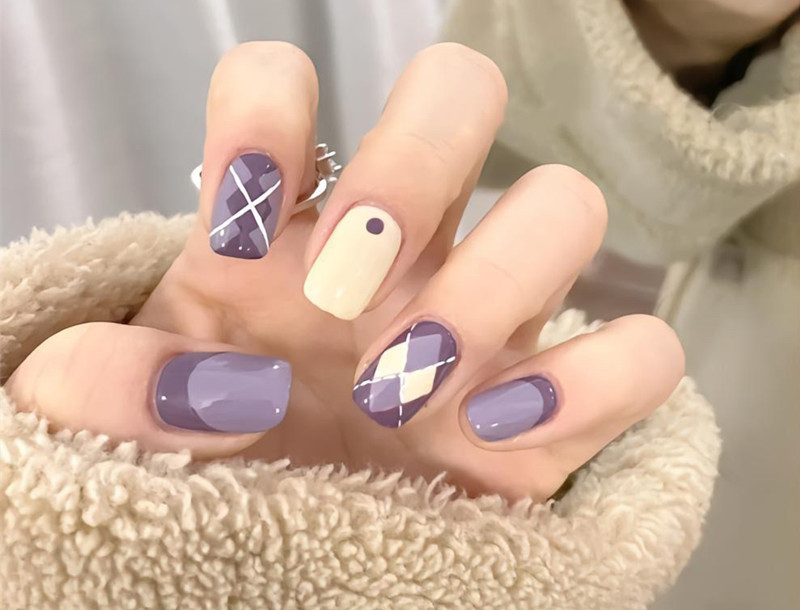 格子美甲，復(fù)古美甲 | 南寧美甲師培訓(xùn)班分享