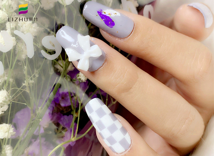 鮮花美甲，南寧美甲款式造型學(xué)校作品