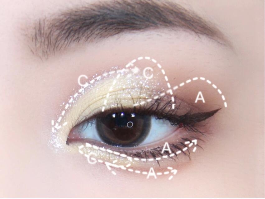 春日彩色眼妝，廣西彩妝基礎(chǔ)培訓教學