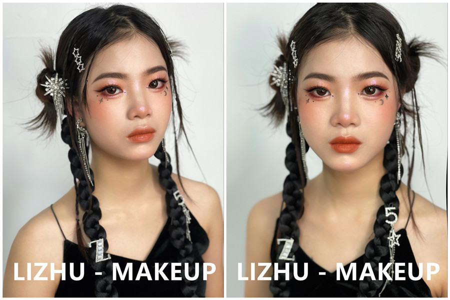 y2k寫(xiě)真造型，南寧彩妝寫(xiě)真造型培訓(xùn)班作品