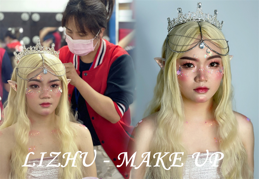 人魚精靈造型，南寧培訓化妝寫真作品