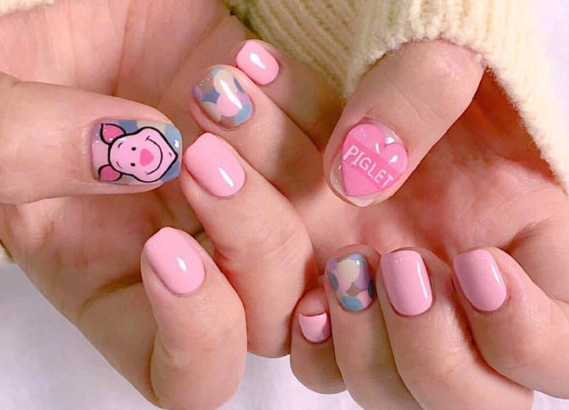 彩繪卡通美甲，南寧美甲培訓(xùn)機(jī)構(gòu)分享