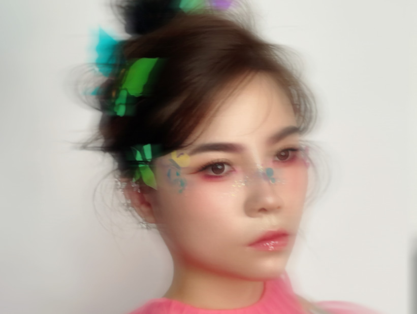 花樣抽絲新娘，廣西培訓彩妝職業(yè)作品欣賞