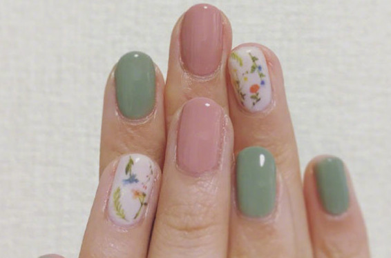 干花美甲教程，學(xué)美甲在南寧