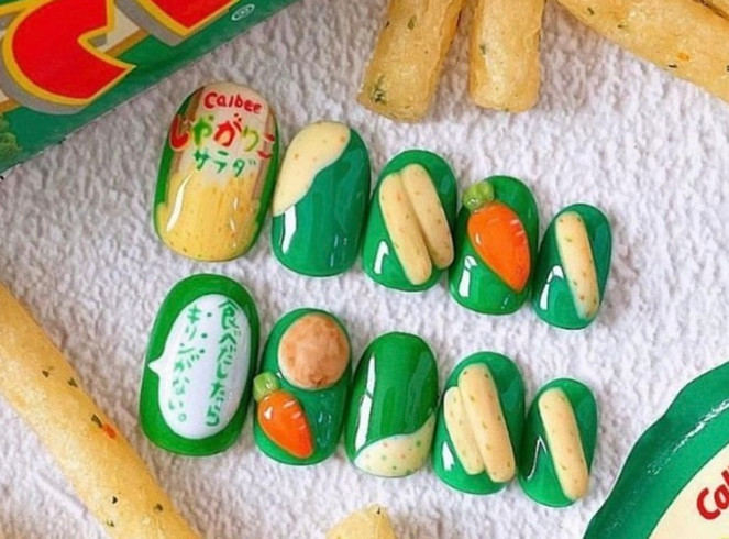 南寧美甲學校推薦：趣味零食美甲