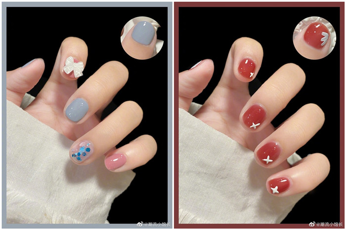 廣西美甲網(wǎng)紅造型班：冰透美甲，俏皮可愛又童趣