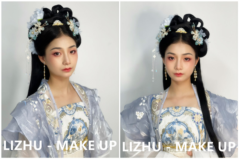 古代漢服造型，?南寧彩妝寫真培訓作品