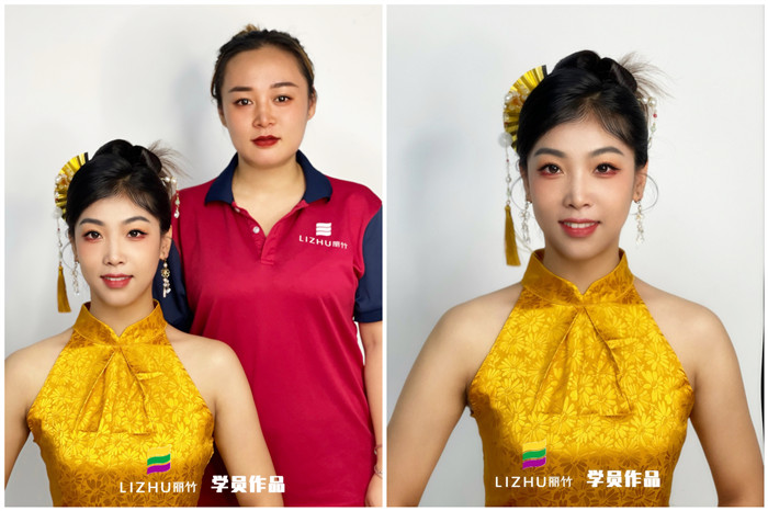 南寧化妝學校學員作品：新中式造型