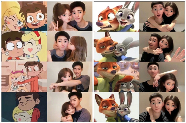 廣西拍照：超全卡通拍照姿勢(shì)，古靈精怪