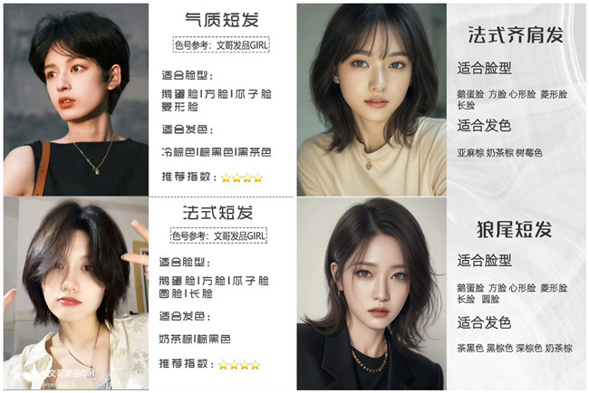 秋冬顯臉小短發(fā)，廣西美發(fā)理發(fā)職業(yè)學(xué)校推薦