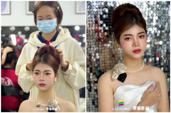 復(fù)古新娘造型，零基礎(chǔ)學(xué)彩妝造型作品 