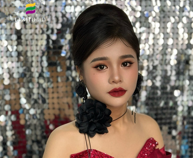 復(fù)古年會(huì)造型，南寧化妝美業(yè)學(xué)習(xí)作品