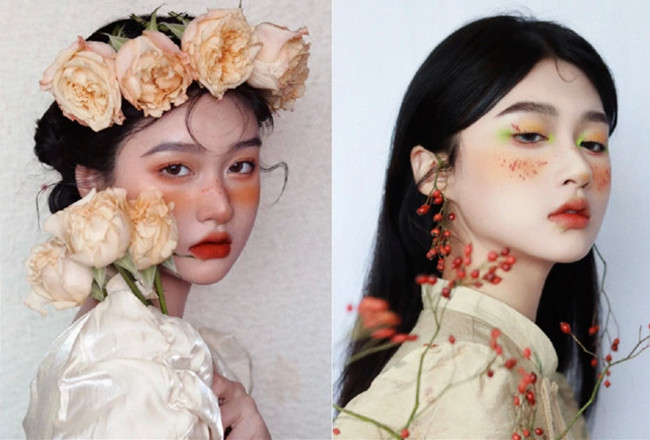 鮮花造型寫真，廣西化妝形象造型培訓(xùn)分享