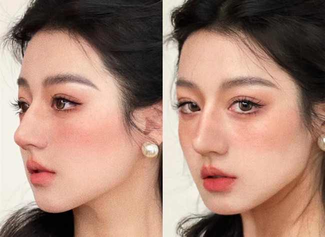 適合方圓臉的天菜畫法，廣西化妝美妝職業(yè)培訓(xùn)分享