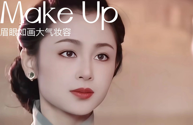 民國大女主妝容教程，南寧化妝專業(yè)培訓(xùn)