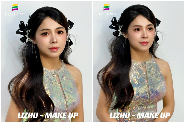 禮服造型，廣西化妝形象學(xué)校作品