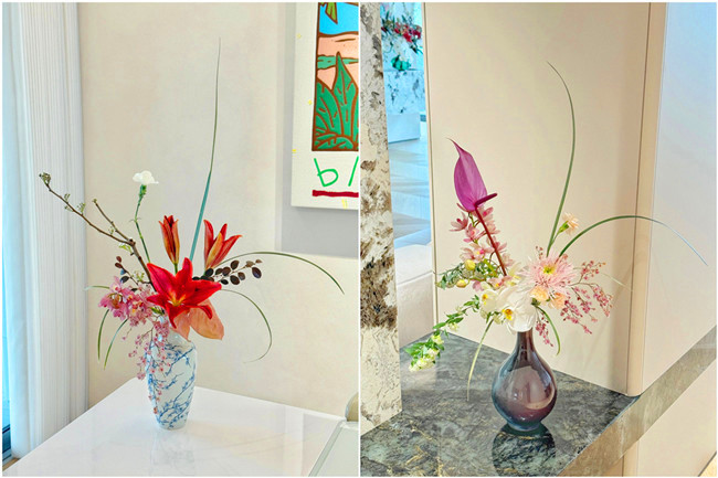 中式花瓶插花作品，南寧插花師學(xué)校收集分享