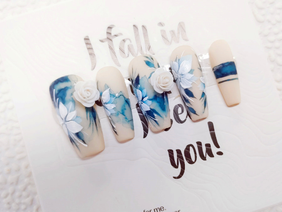 國(guó)風(fēng)雕花美，南寧美甲培訓(xùn)排名推薦