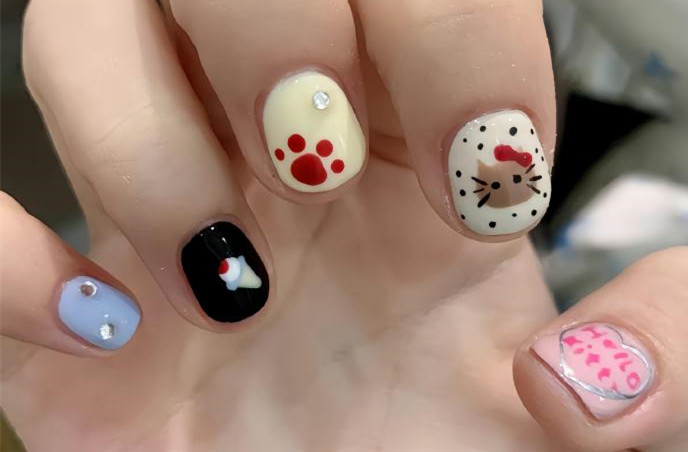 糖果色短甲推薦，廣西美甲進(jìn)修培訓(xùn)