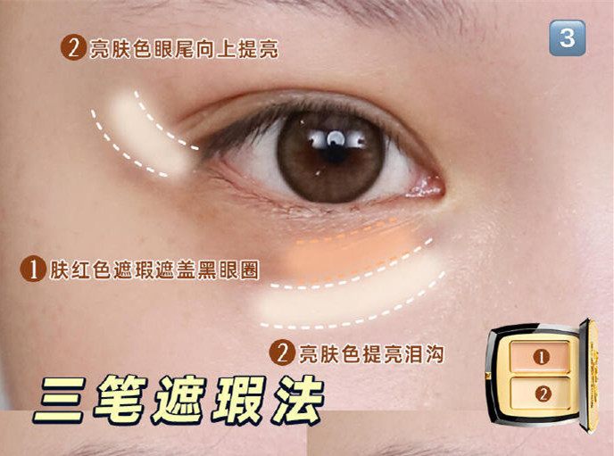 ?六種保姆級遮瑕畫法，廣西化妝造型師分享教程