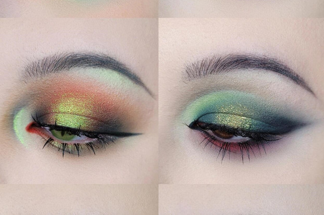 彩色煙熏截?cái)嘌蹔y，零基礎(chǔ)學(xué)眼妝