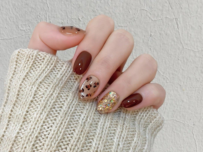 瑪瑙色系美甲，南寧美甲款式分享