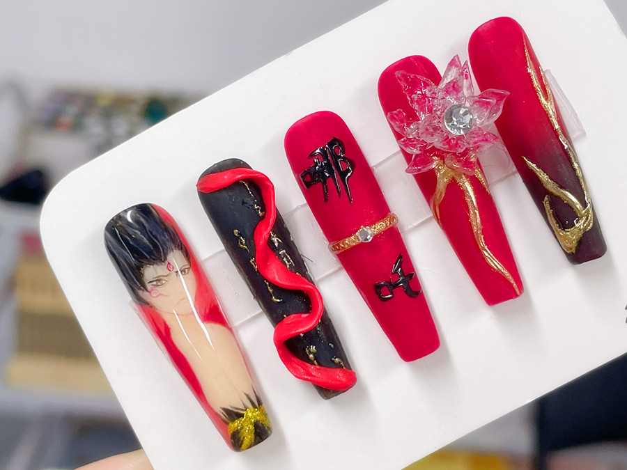 哪吒美甲，南寧美甲學(xué)校排名前三作品