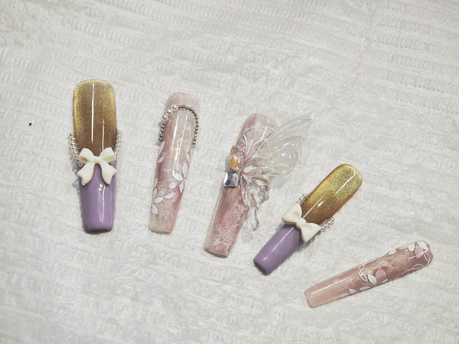 貓眼雕藝美甲，南寧美甲培訓(xùn)新手