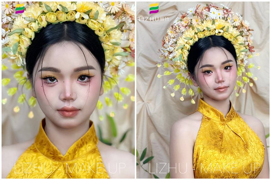 旅拍寫真簪花造型，廣西旅拍寫真作品