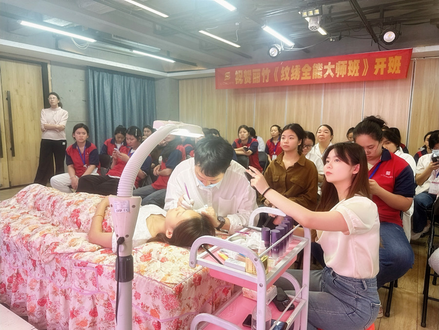 南寧紋繡培訓(xùn)開班，技術(shù)拓客技巧大放送