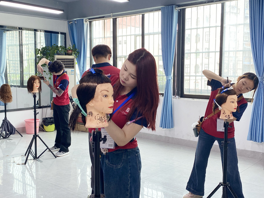 三角形堆積重量，南寧美發(fā)學(xué)校課程