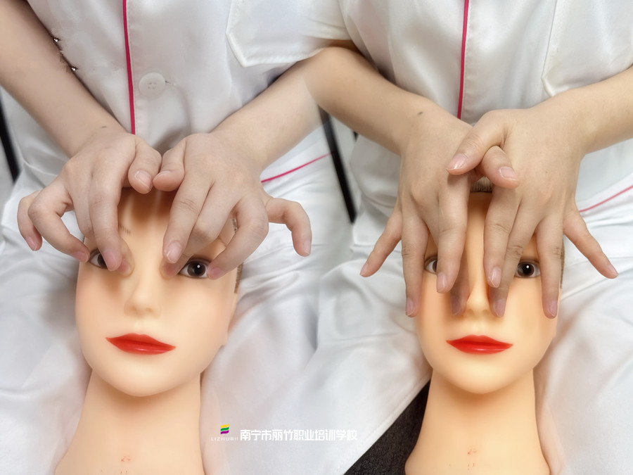 假頭模練習(xí)美容有什么好處，南寧美容培訓(xùn)學(xué)校